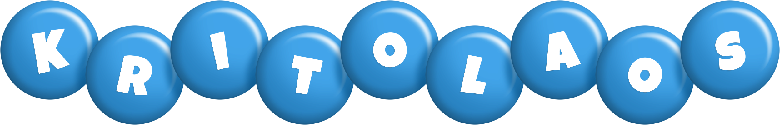 Kritolaos candy-blue logo