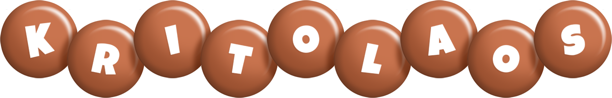 Kritolaos candy-brown logo