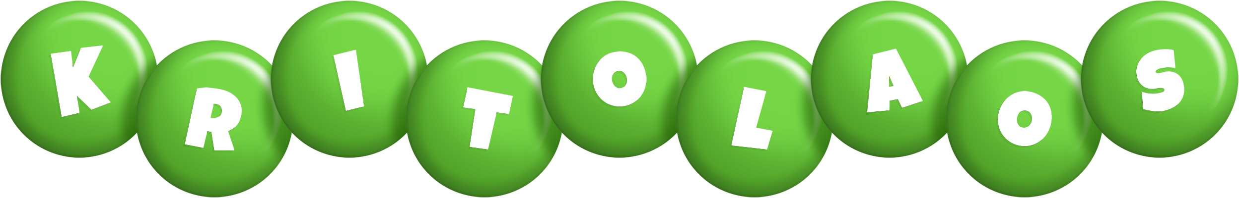 Kritolaos candy-green logo