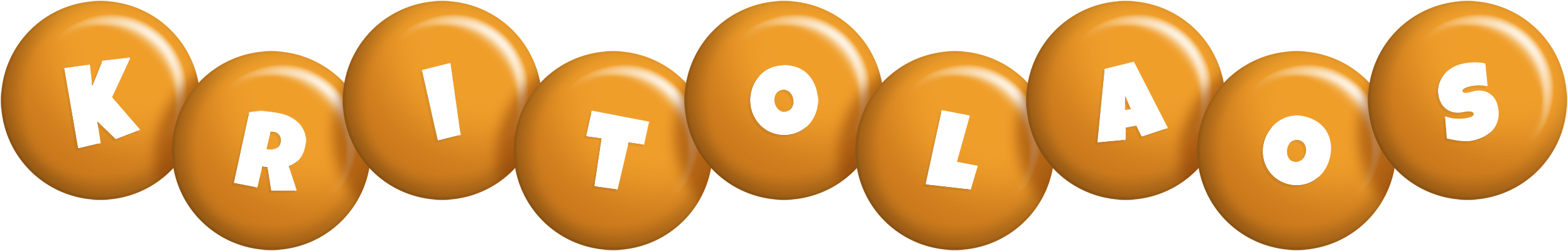 Kritolaos candy-orange logo