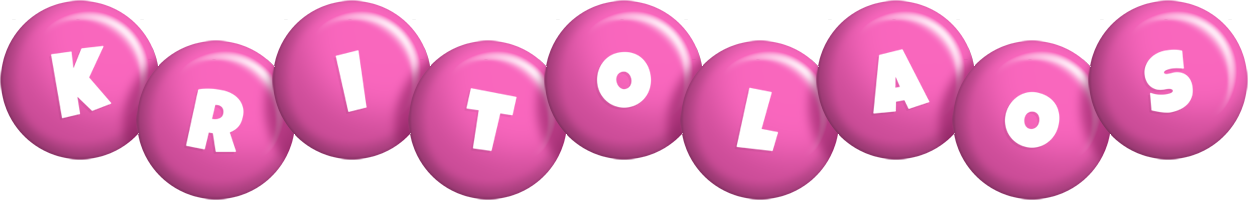 Kritolaos candy-pink logo