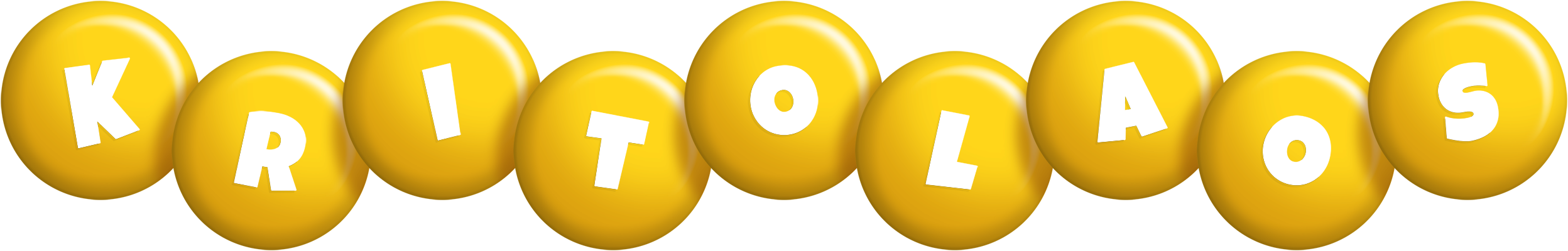 Kritolaos candy-yellow logo