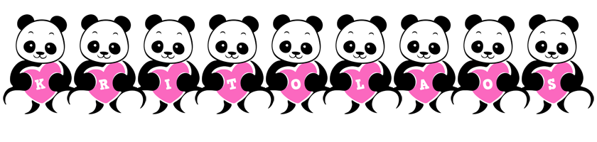 Kritolaos love-panda logo