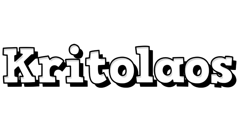 Kritolaos snowing logo