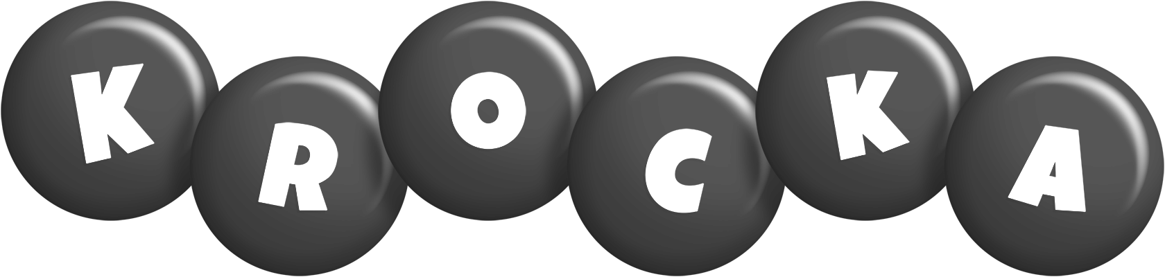 Krocka candy-black logo