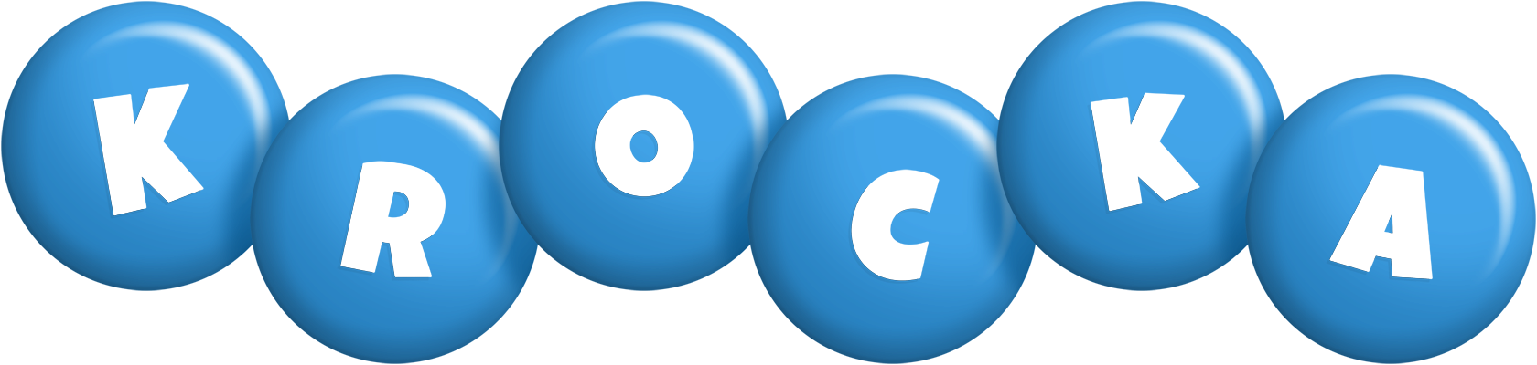 Krocka candy-blue logo