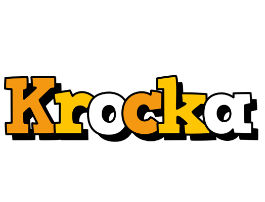 Krocka cartoon logo