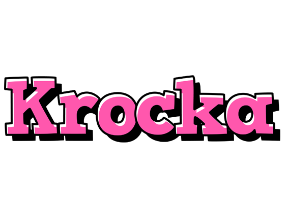 Krocka girlish logo
