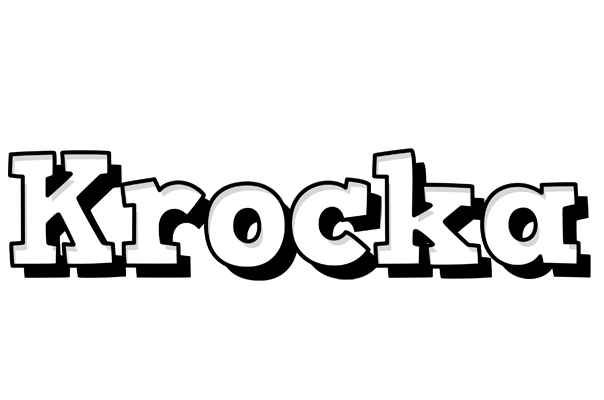 Krocka snowing logo