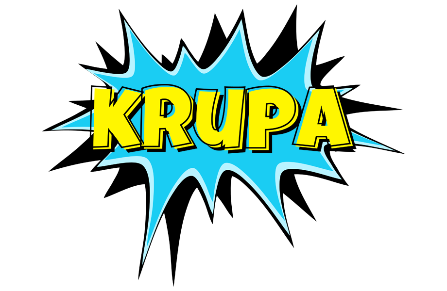 Krupa amazing logo