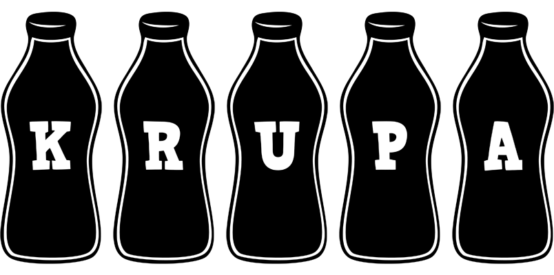 Krupa bottle logo