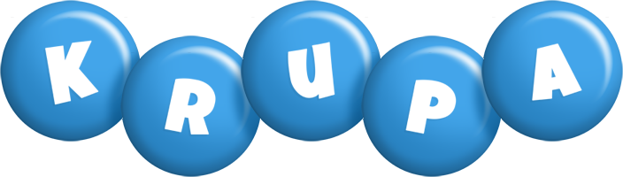 Krupa candy-blue logo