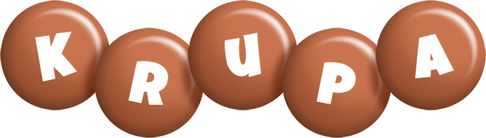 Krupa candy-brown logo