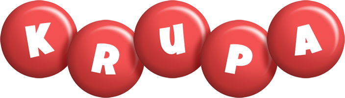 Krupa candy-red logo