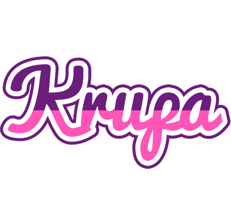 Krupa cheerful logo