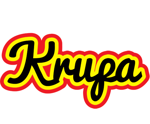 Krupa flaming logo