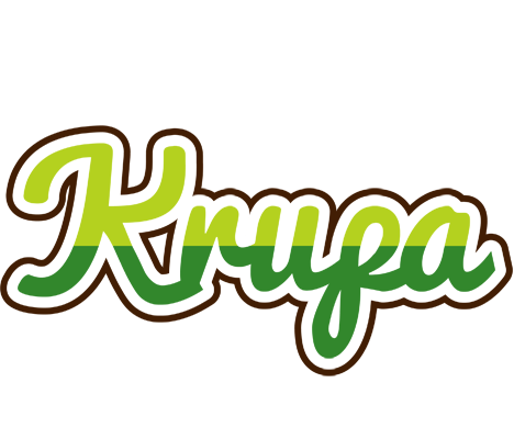 Krupa golfing logo