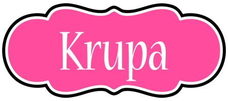 Krupa invitation logo