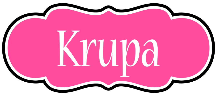 Krupa invitation logo