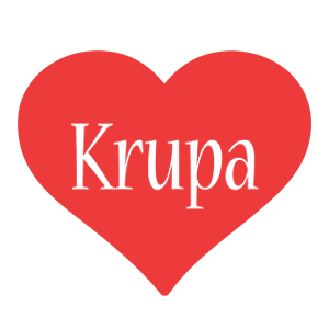 Krupa love logo