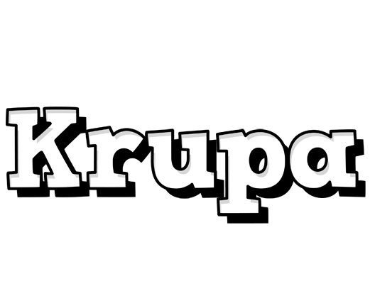 Krupa snowing logo
