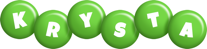 Krysta candy-green logo