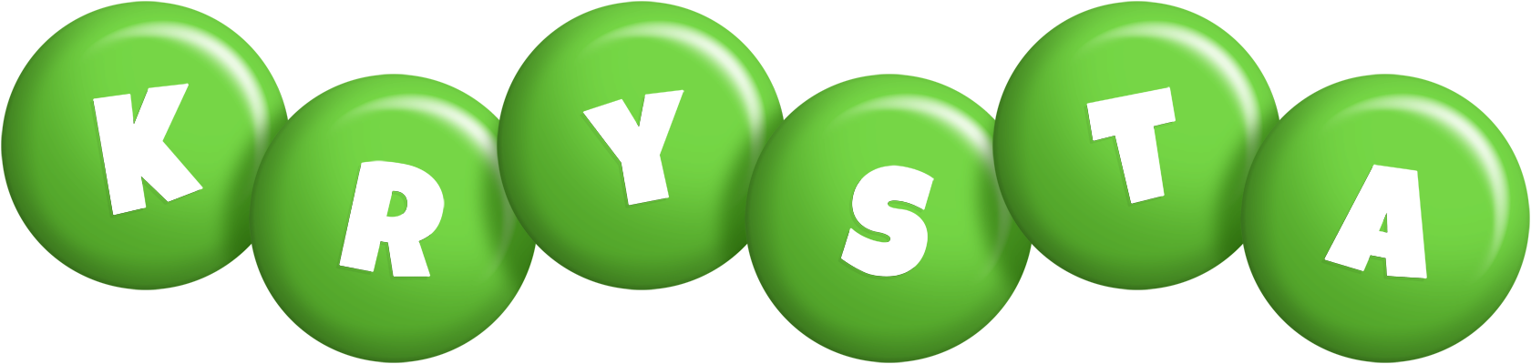 Krysta candy-green logo