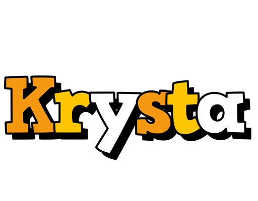 Krysta cartoon logo