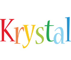 Krystal birthday logo