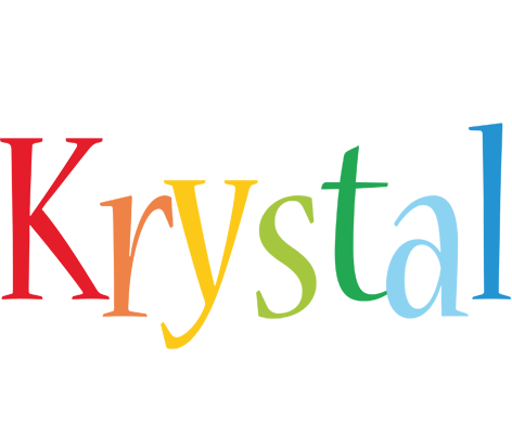Krystal birthday logo