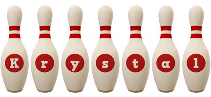 Krystal bowling-pin logo