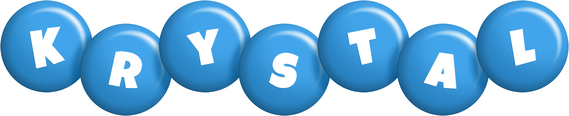 Krystal candy-blue logo