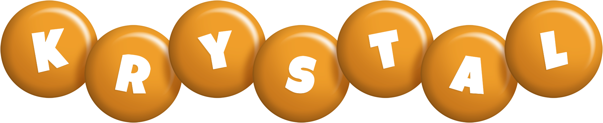 Krystal candy-orange logo