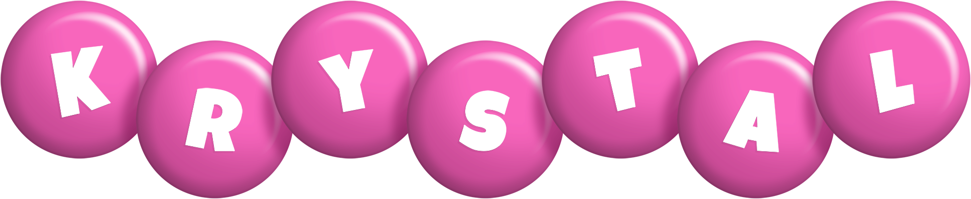 Krystal candy-pink logo