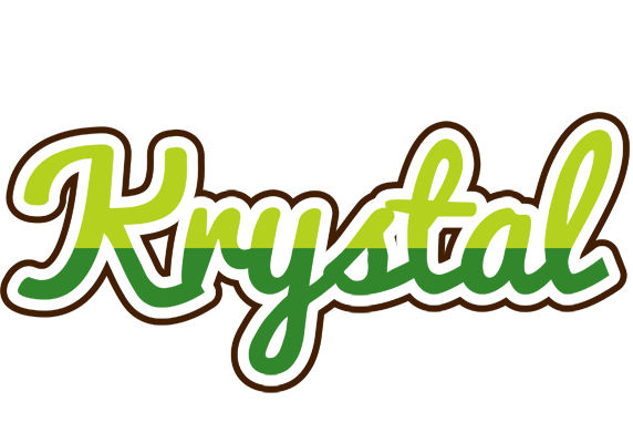 Krystal golfing logo