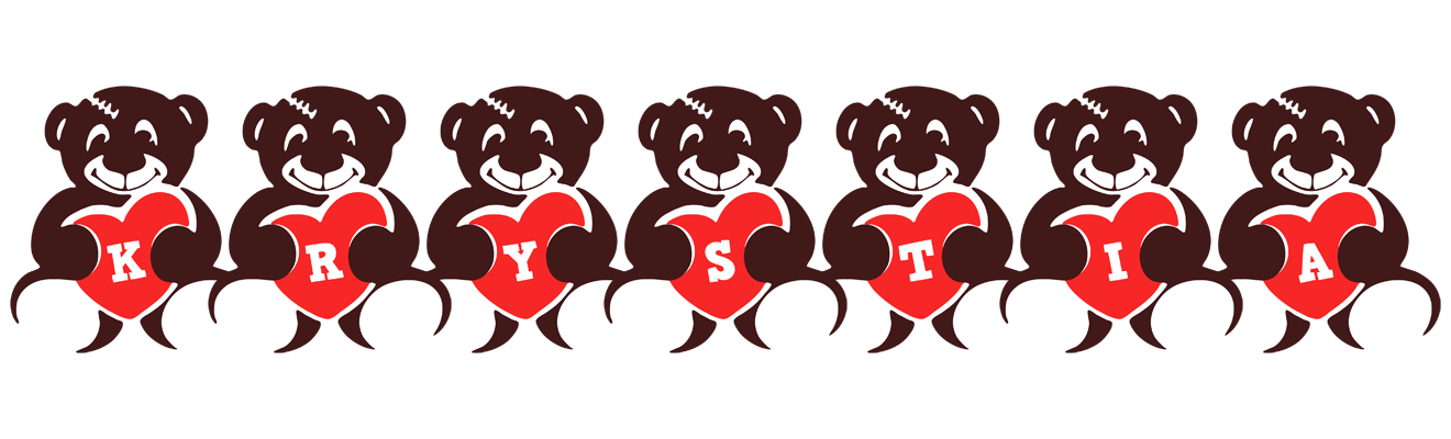 Krystia bear logo