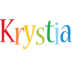 Krystia birthday logo