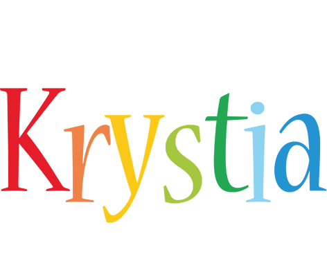 Krystia birthday logo