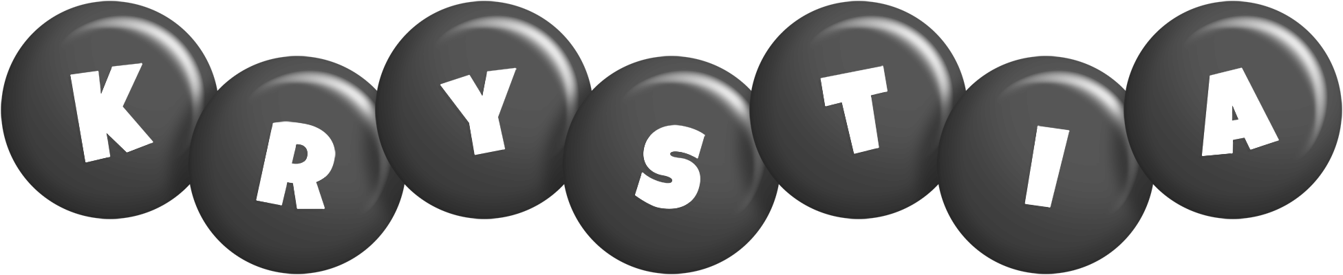 Krystia candy-black logo