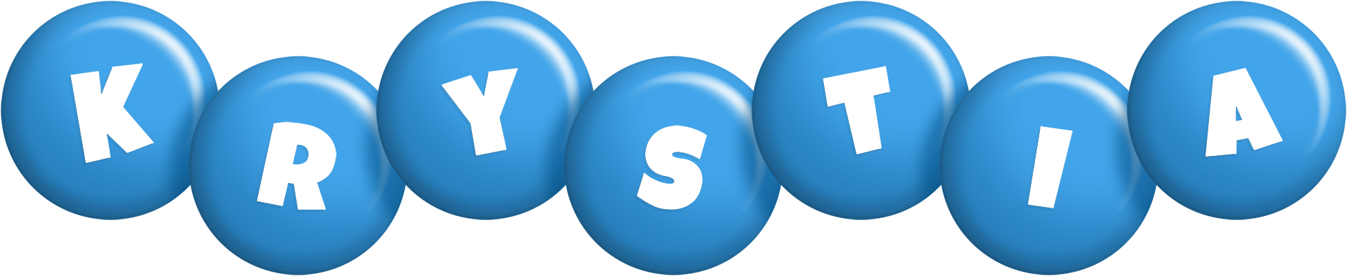 Krystia candy-blue logo