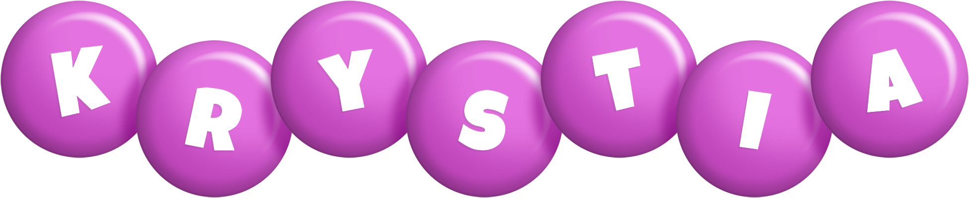 Krystia candy-purple logo