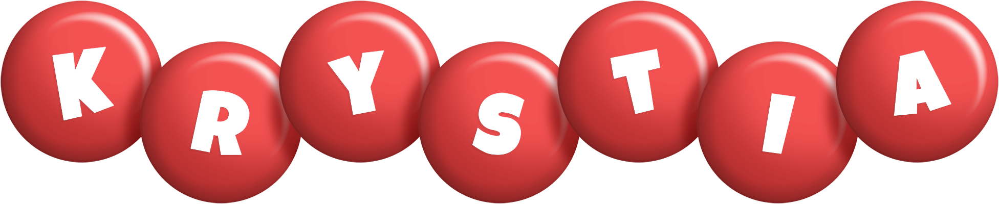 Krystia candy-red logo