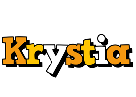 Krystia cartoon logo