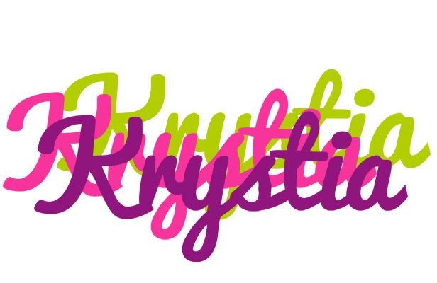 Krystia flowers logo