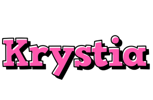 Krystia girlish logo