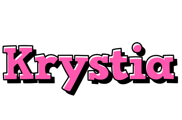 Krystia girlish logo
