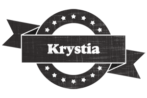 Krystia grunge logo