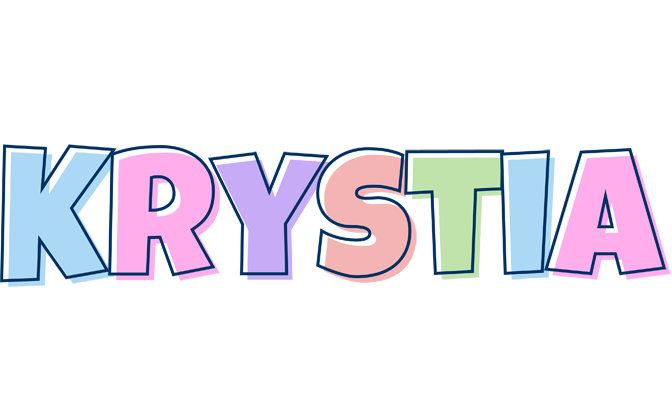 Krystia pastel logo