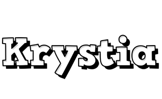 Krystia snowing logo