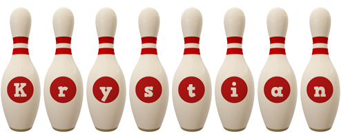 Krystian bowling-pin logo